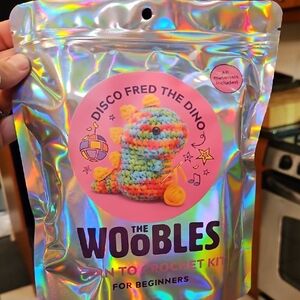 The Woobles Disco Fred the Dino Crochet Kit